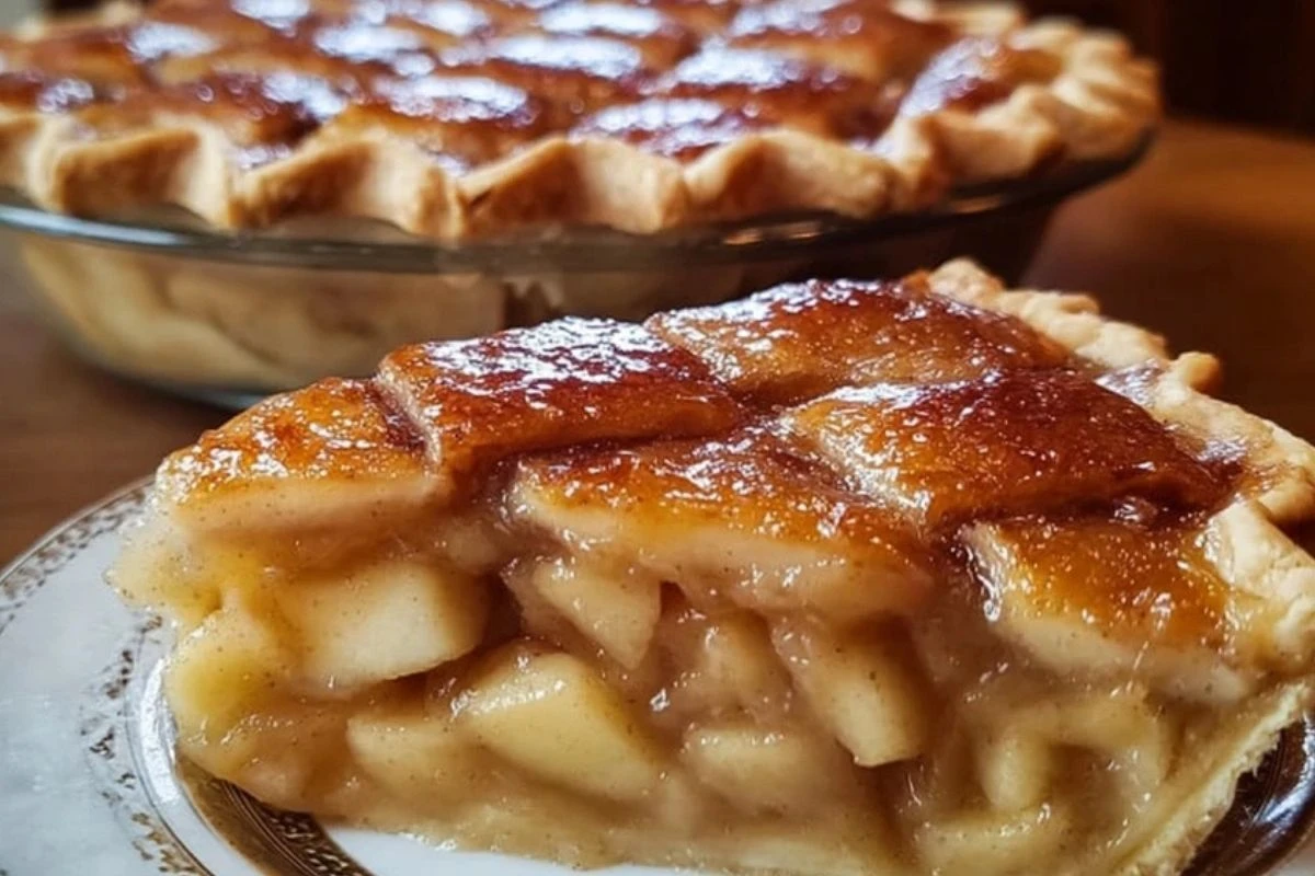 Apple Pie with a Unique Crust