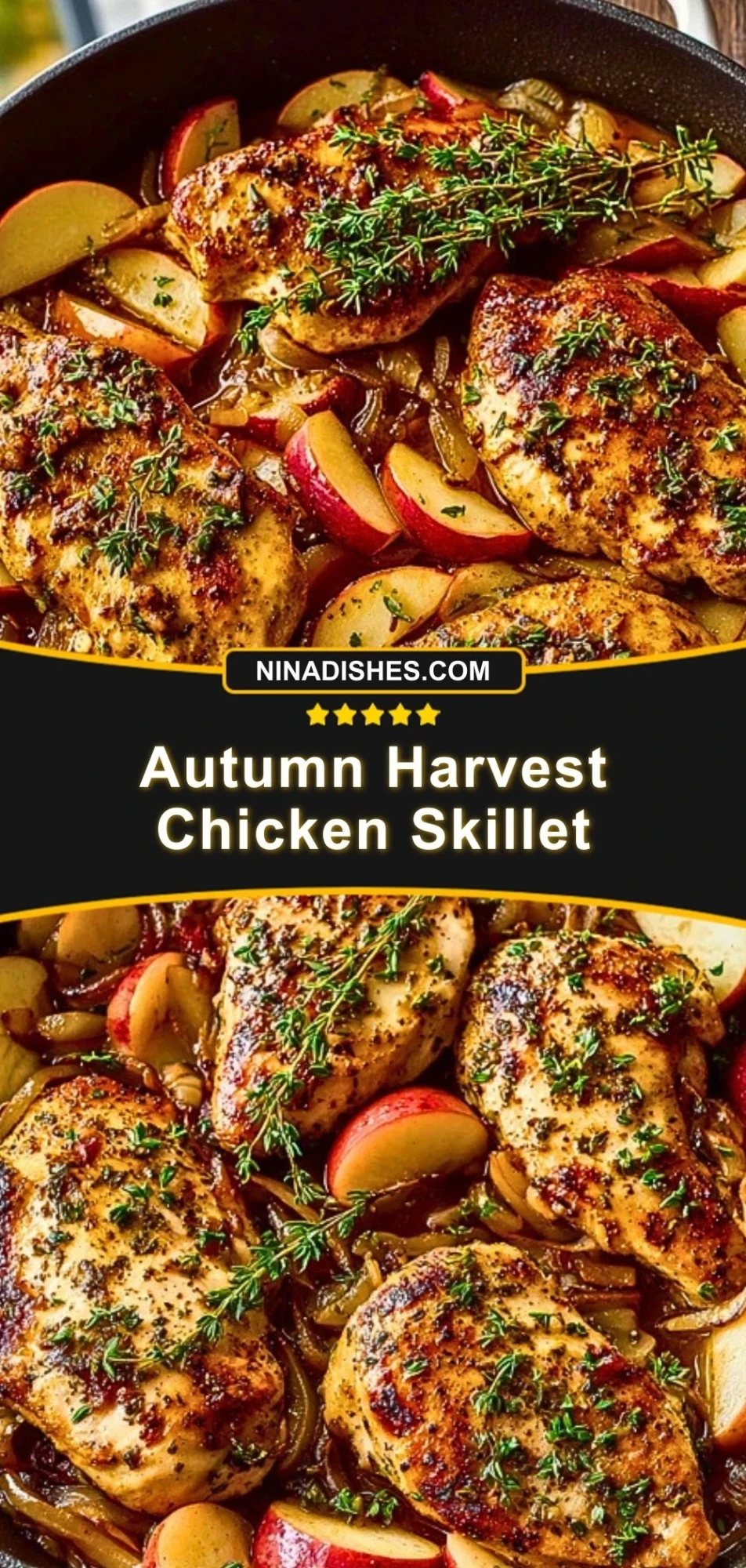 Autumn Harvest Chicken Skillet Pin 2