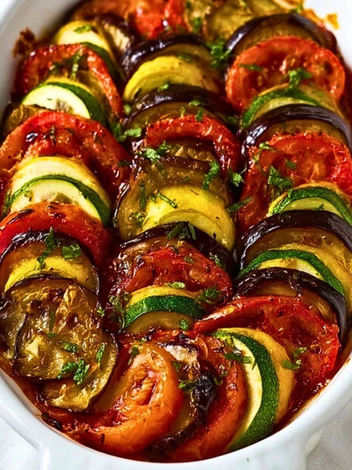 Baked Ratatouille with Tomatoes, Zucchini, and Eggplant 2