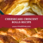 Cheesecake Crescent Rolls Recipe Pin 1