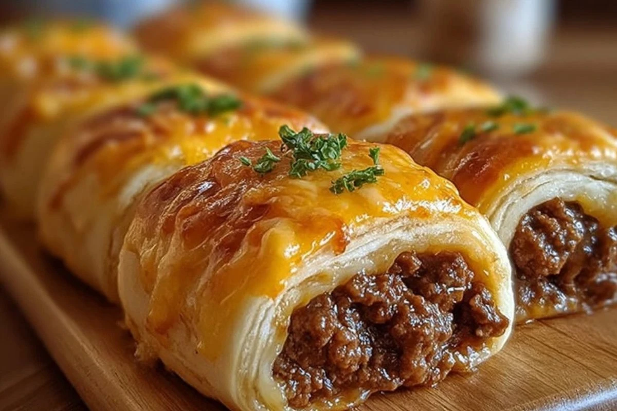 Cheesy Beefy Rolls Recipe 1