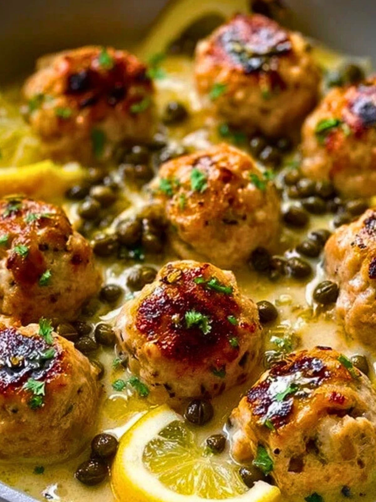 Chicken Piccata Meatballs Recipe 2