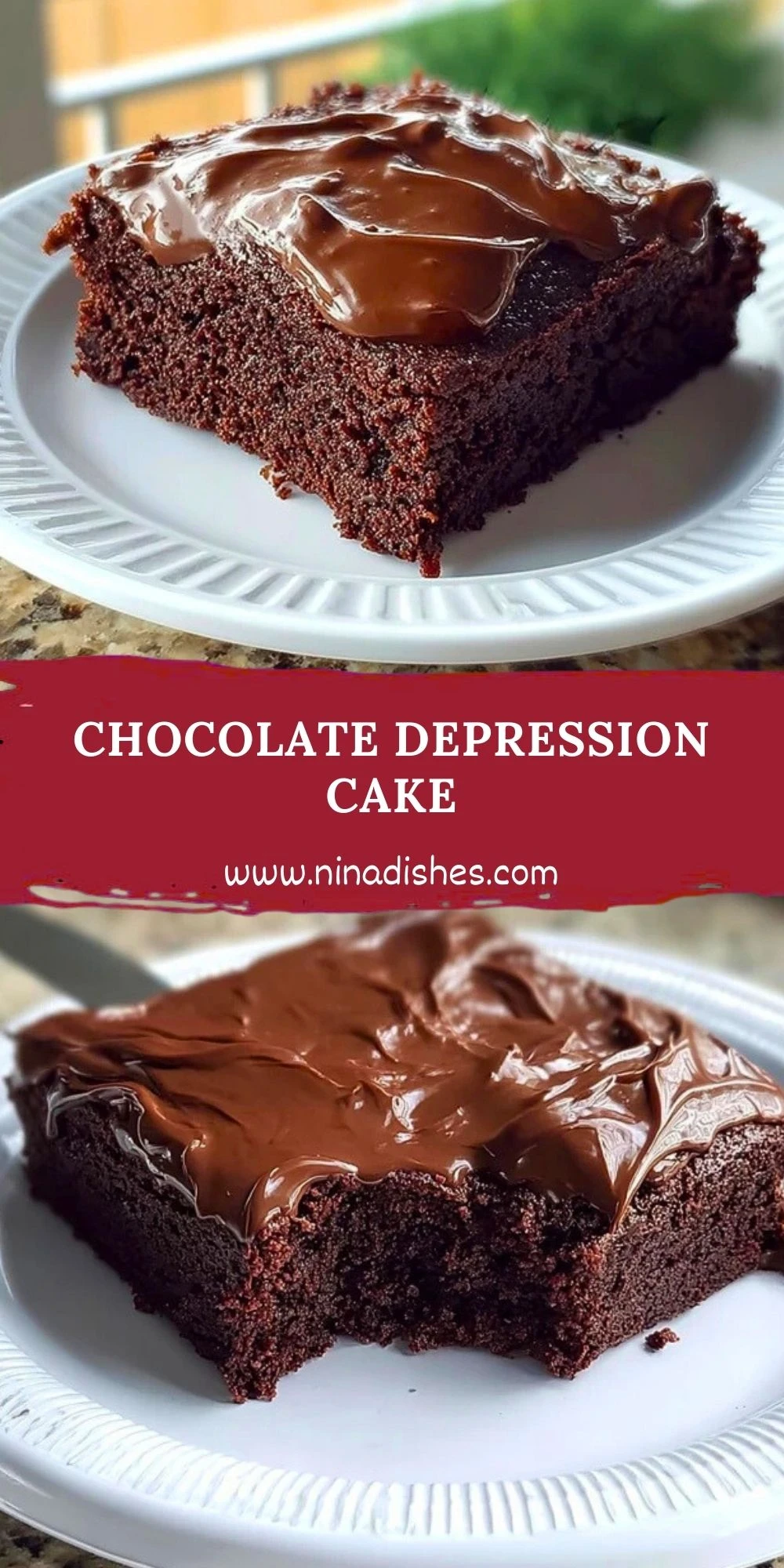 Chocolate Depression Cake Pin 1