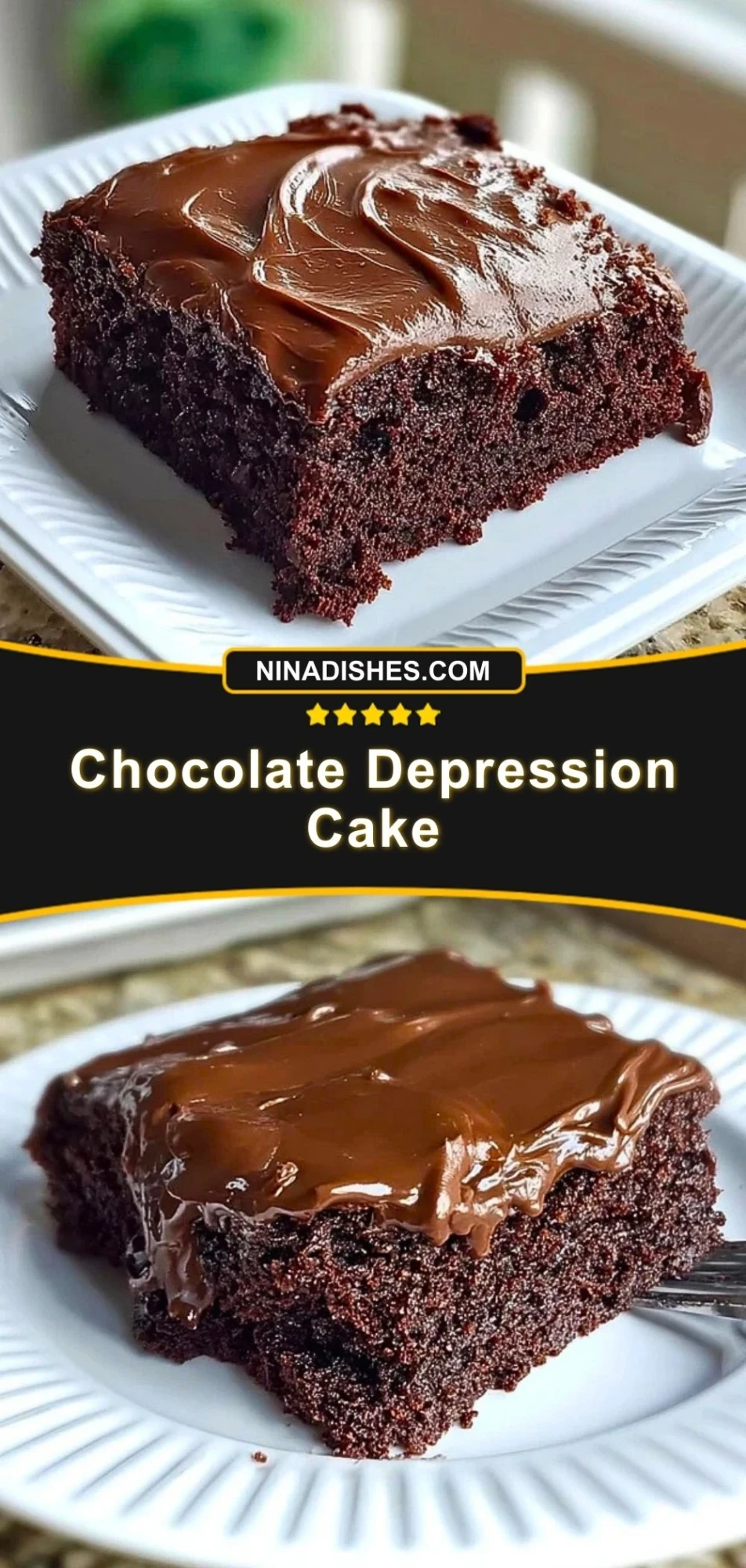 Chocolate Depression Cake Pin 2