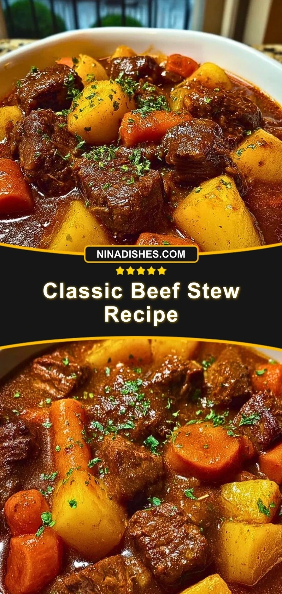 Classic Beef Stew Recipe Pin 2