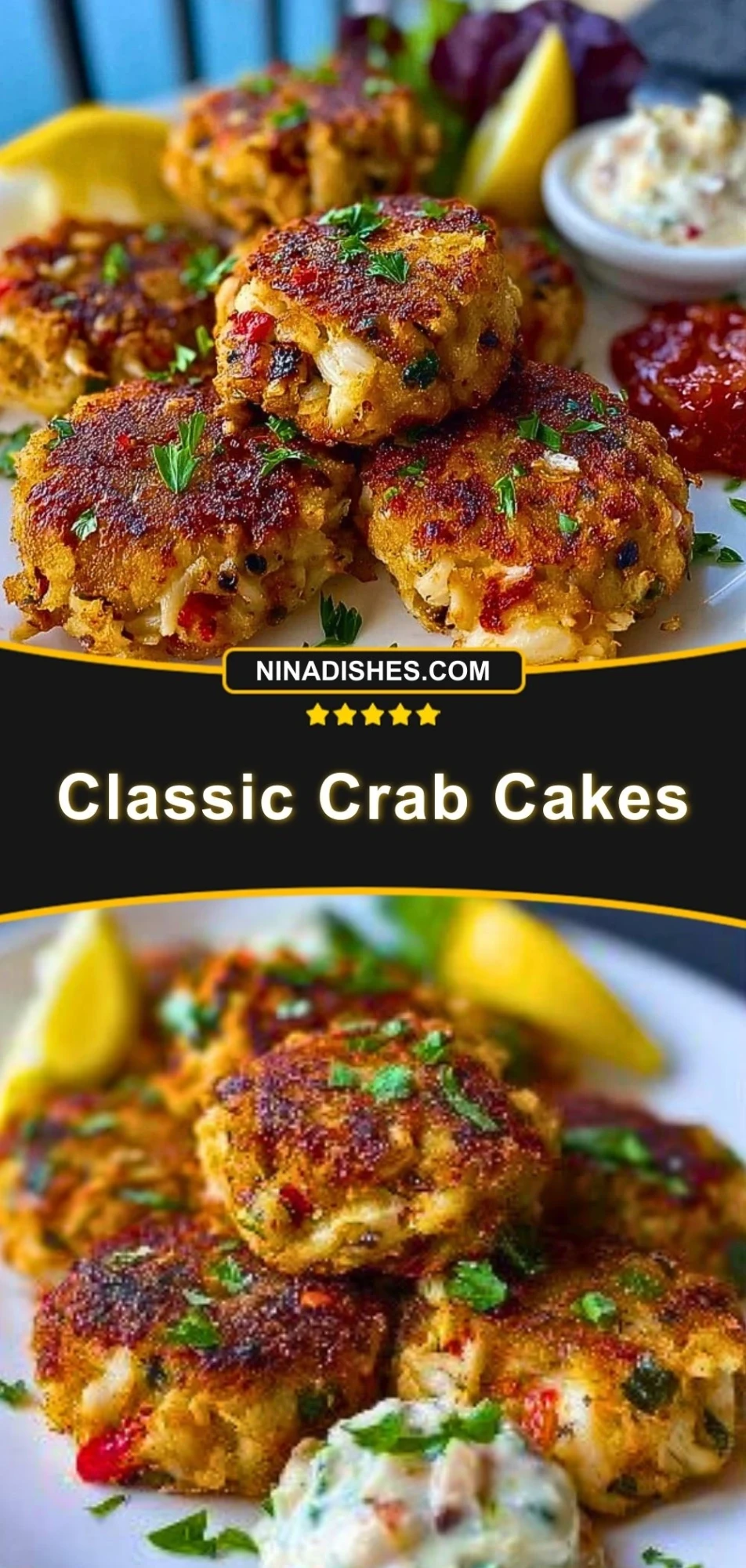 Classic Crab Cakes Pin 2