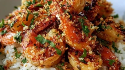 Coconut Crisp Shrimp with Springy Rice
