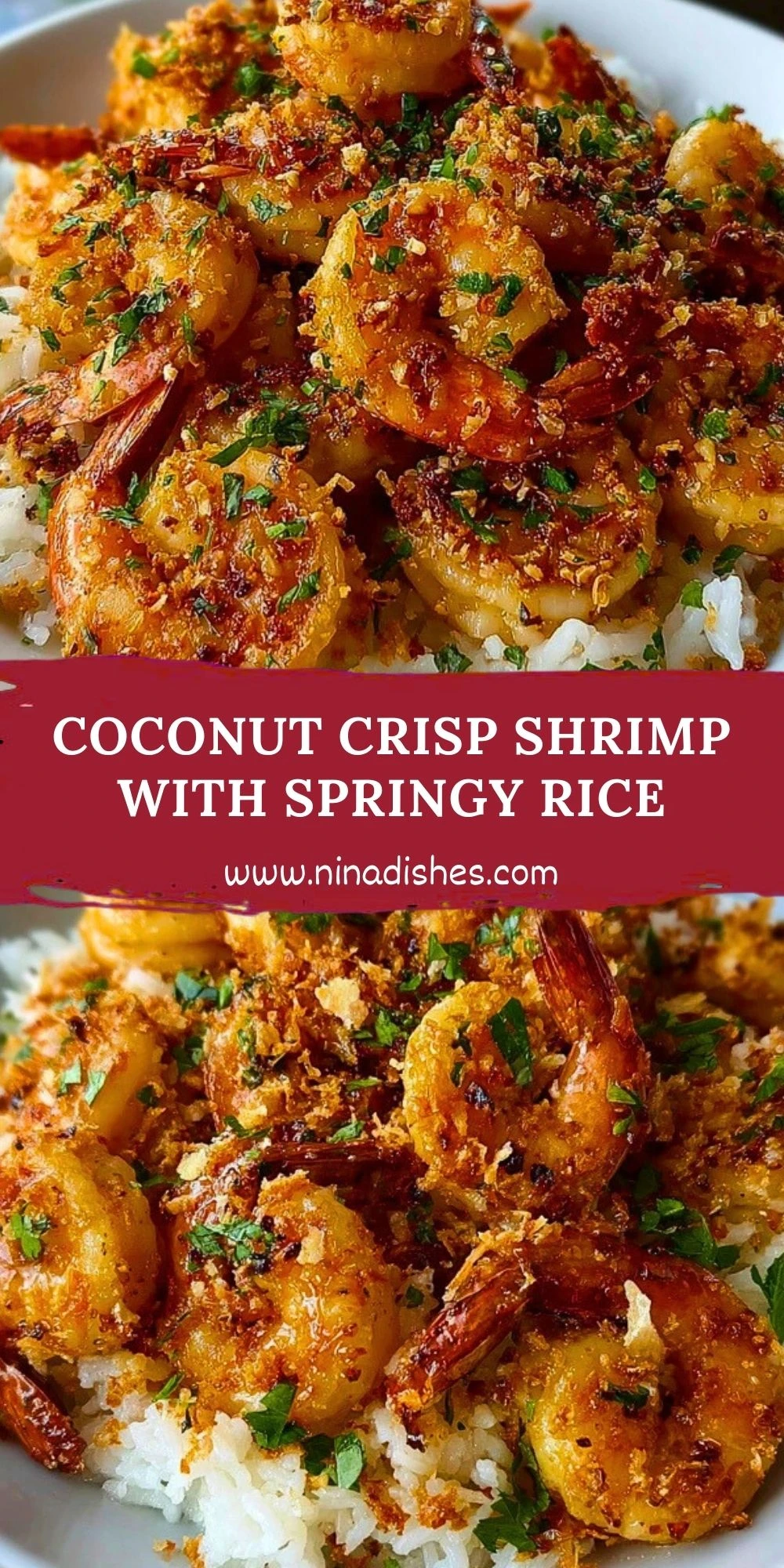 Coconut Crisp Shrimp with Springy Rice Pin 1