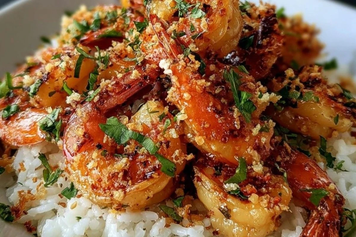 Coconut Crisp Shrimp with Springy Rice