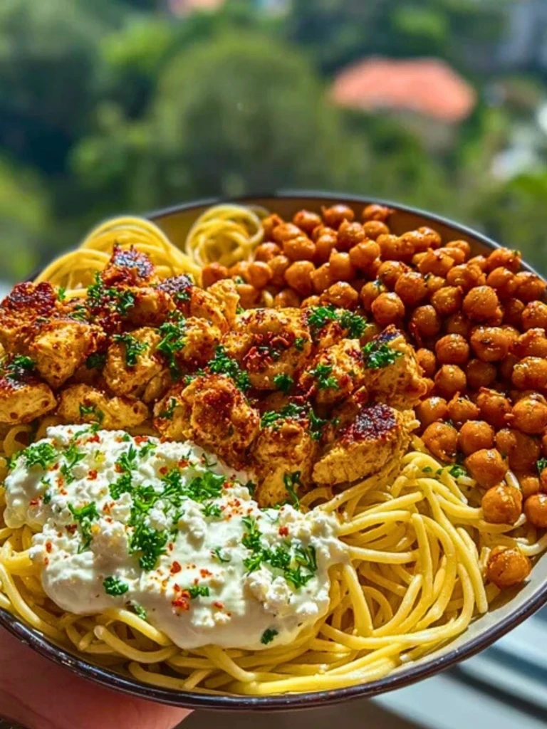Creamy Cajun Chicken Pasta with Whipped Roasted Garlic Feta & Crispy Chickpeas 2