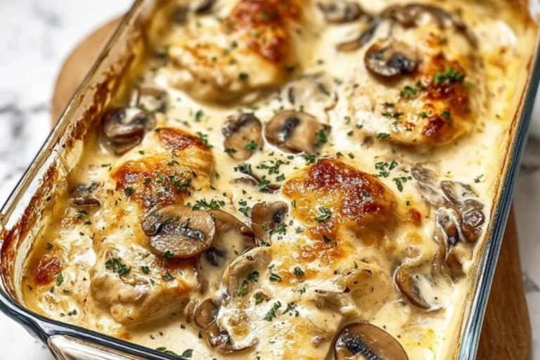 Creamy Chicken and Mushroom Bake Recipe 1