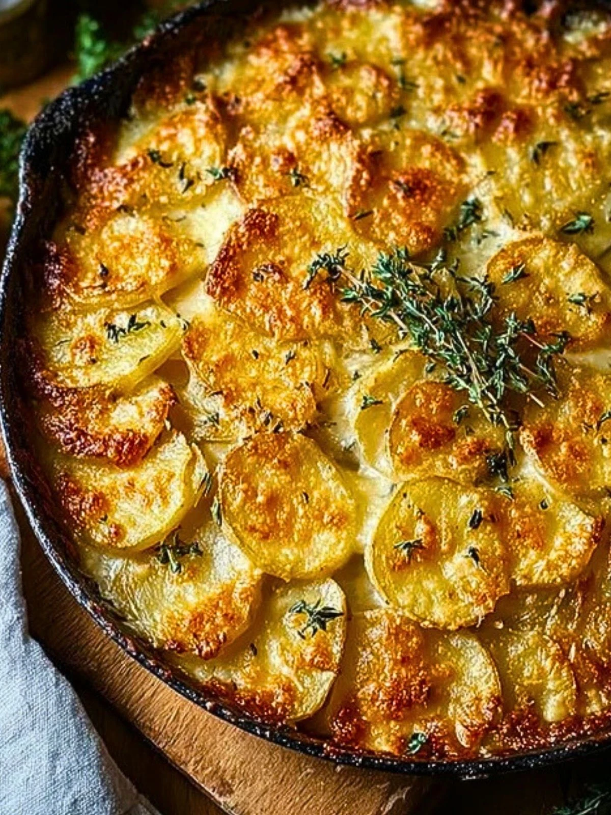 Crispy Parmesan and Gruyere Potato Gratin (1)
