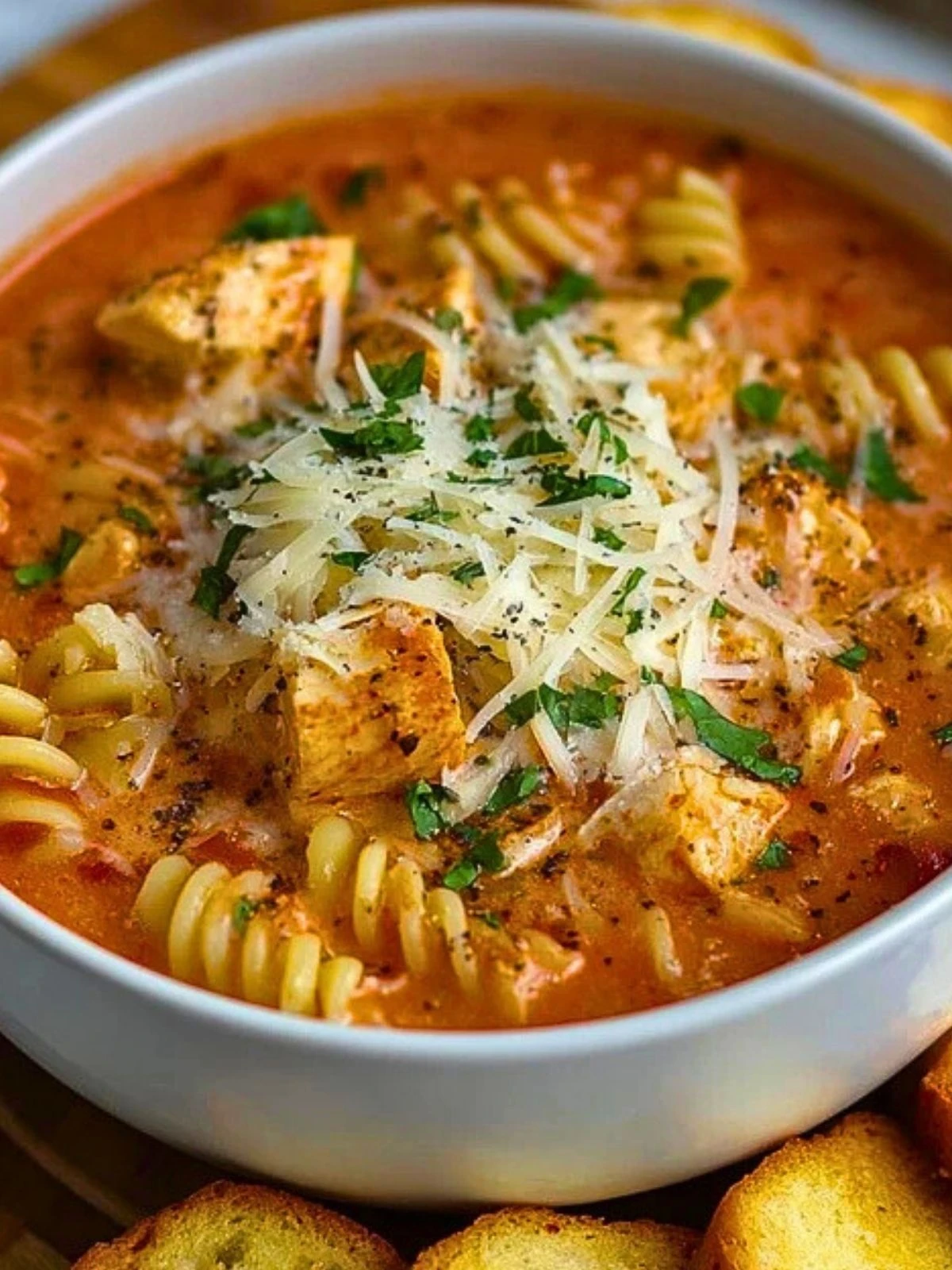 Crockpot Chicken Parmesan Soup 2