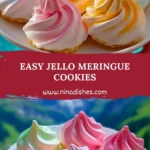 Easy Jello Meringue Cookies Pin