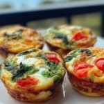 Egg White Muffins with Veggies 1