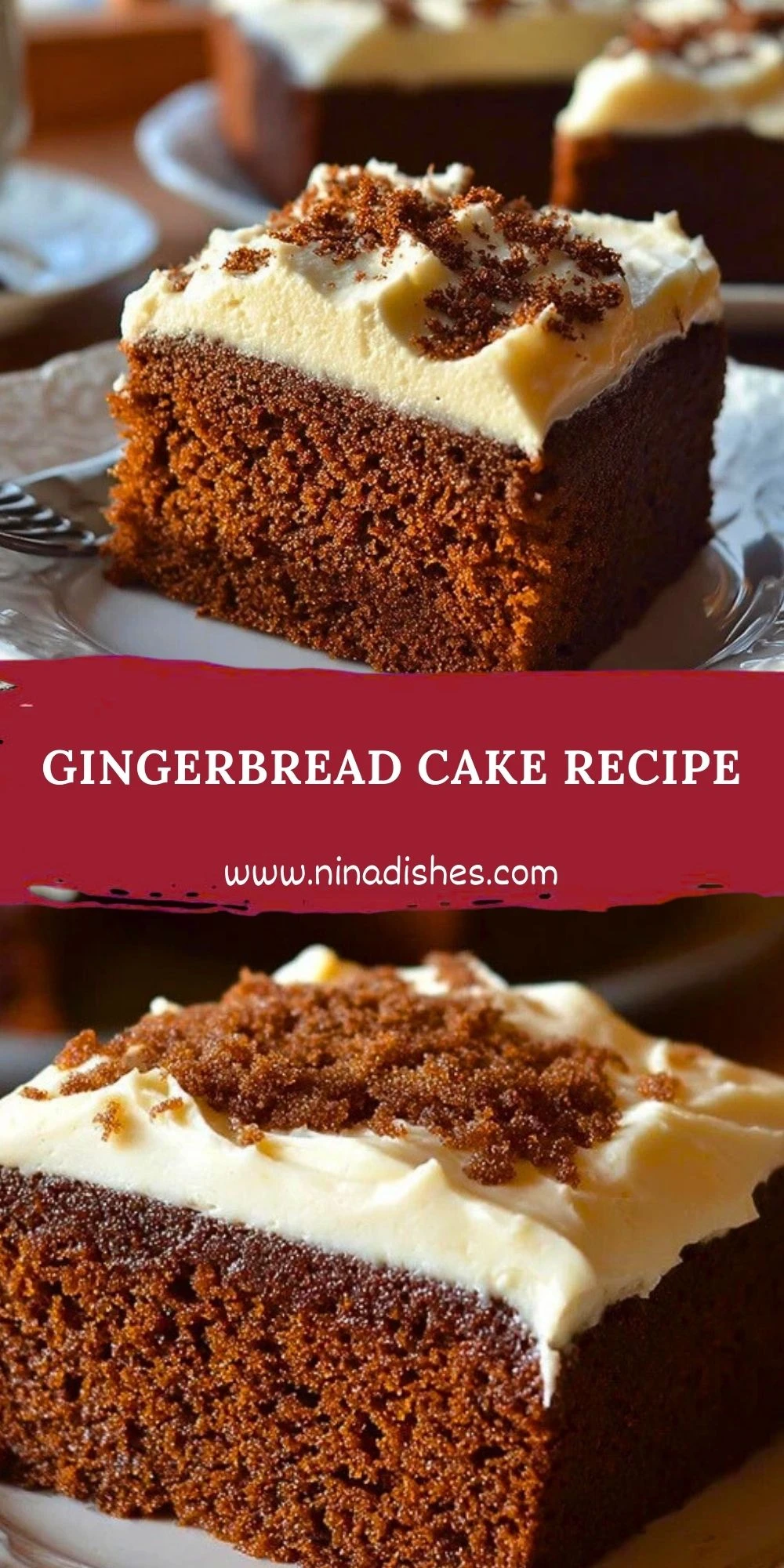 Gingerbread Cake Recipe Pin 1