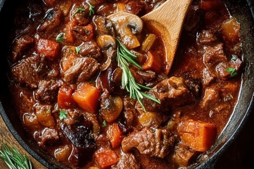 Hearty Beef & Mushroom Stew 1