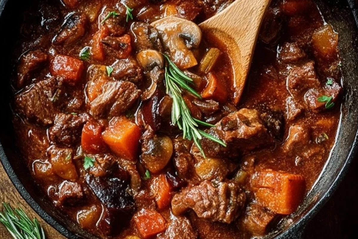 Hearty Beef & Mushroom Stew 1