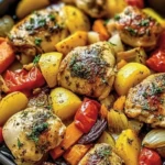 Insanely Good One-Pan Herb Chicken & Roasted Veggie Bake 1