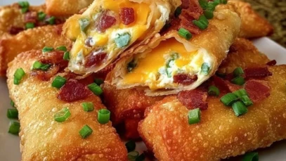 Jalapeno Popper Egg Rolls 1