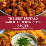 Maple Garlic Chicken Bites with Spicy Cajun Alfredo Pin 1 (1)