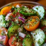 Marinated Cucumbers, Onions, and Tomatoes 1