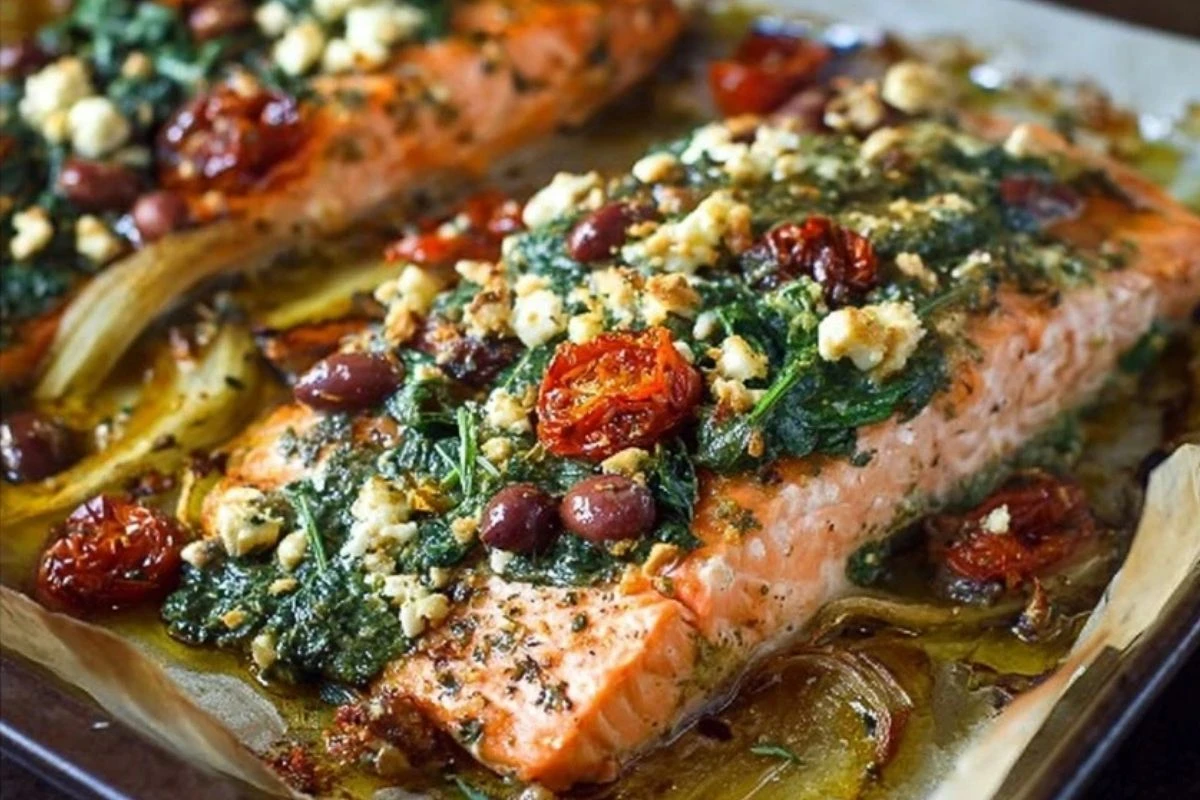Mediterranean Salmon Bake 1