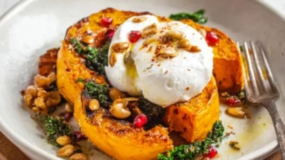 Roasted Pumpkin With Burrata 1