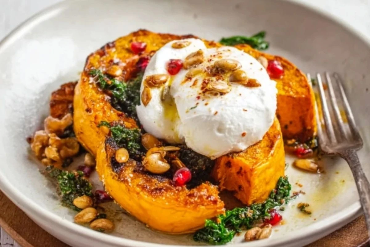 Roasted Pumpkin With Burrata 1