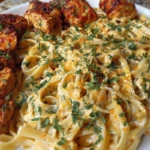 Savory Cajun Chicken and Creamy Garlic Parmesan Linguine 1