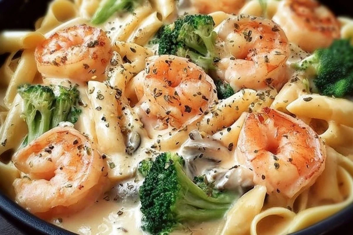Shrimp Broccoli Alfredo Recipe
