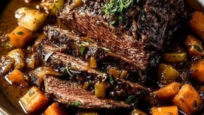 Slow-Cooked Pot Roast with Vegetables 1