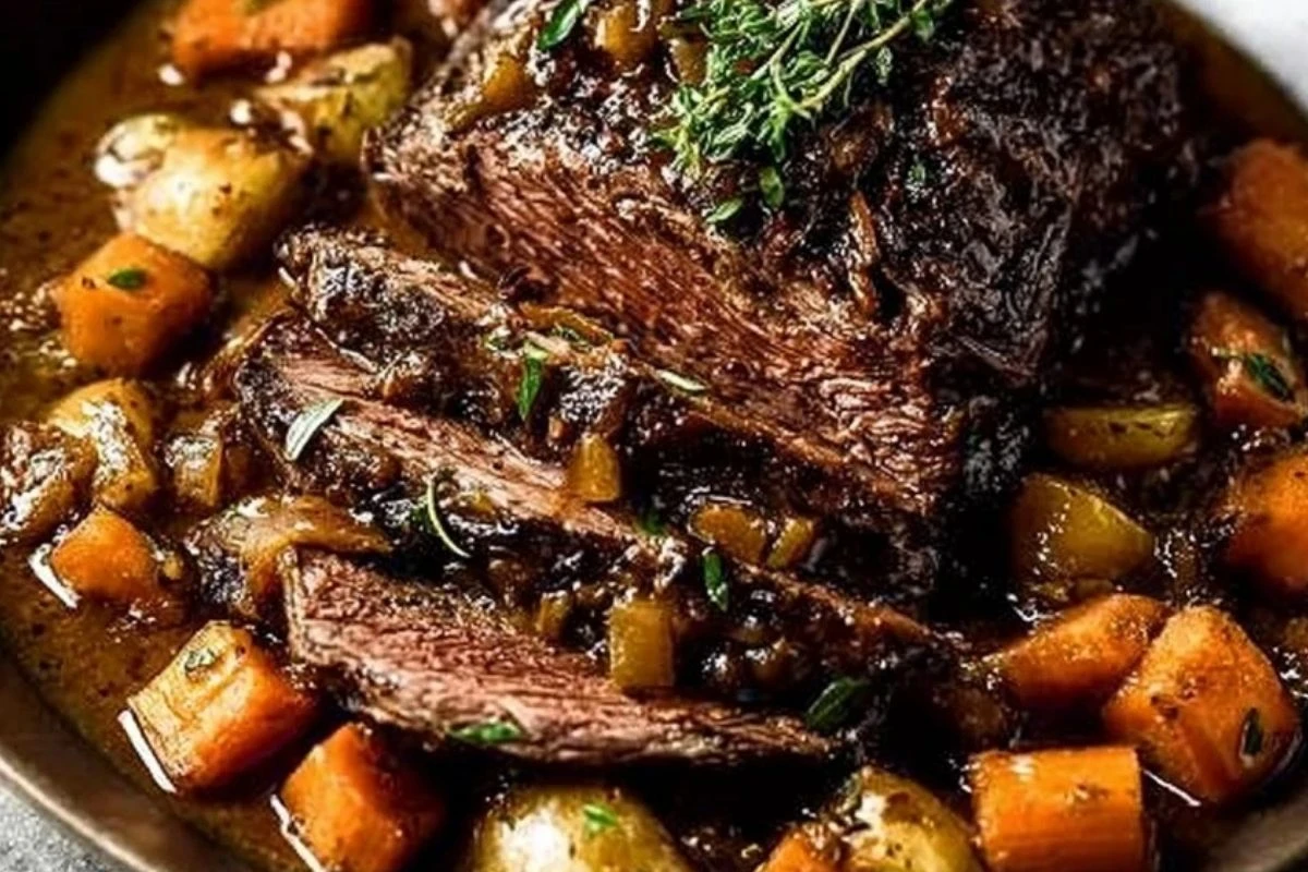 Slow-Cooked Pot Roast with Vegetables 1