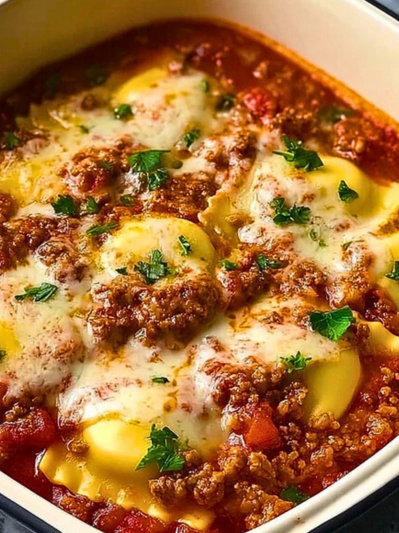 Slow Cooker Ravioli Lasagna 2