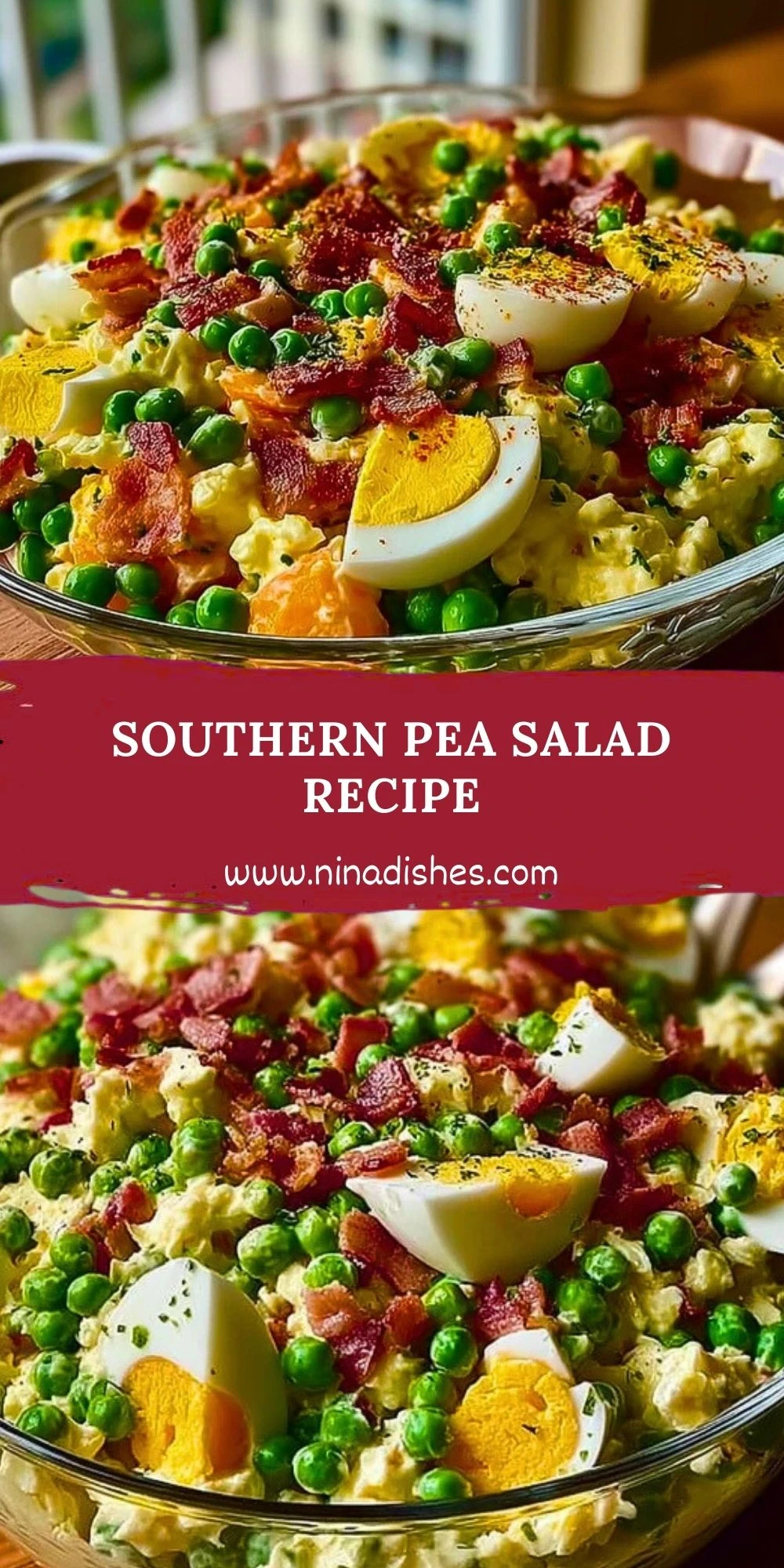 Southern Pea Salad Recipe Pin 1