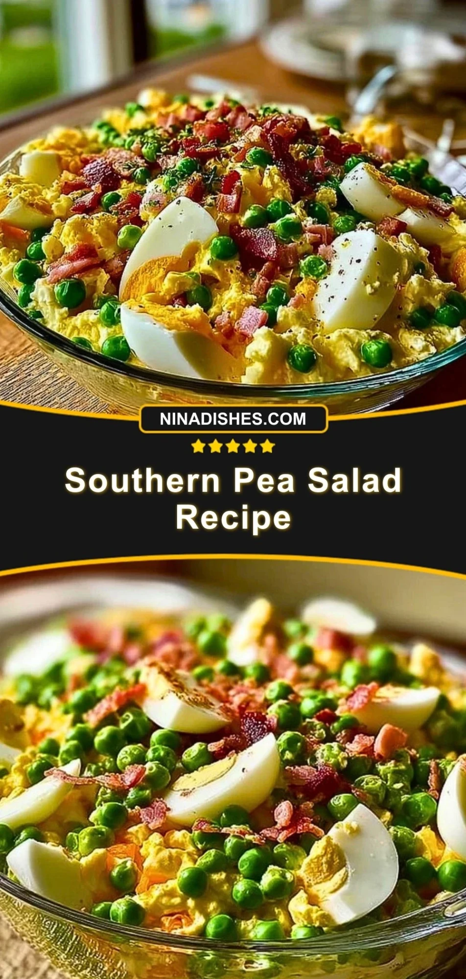 Southern Pea Salad Recipe Pin 2