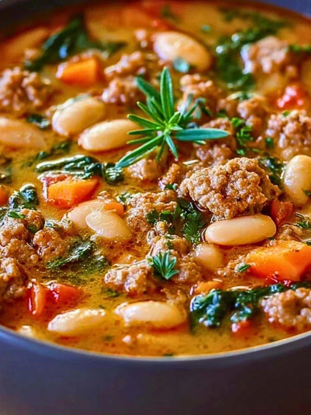 Spicy Italian Sausage and Cannellini Bean Soup (1)
