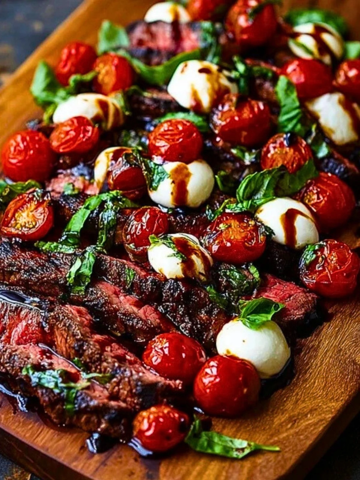 Steak Caprese with Balsamic Glaze (1)