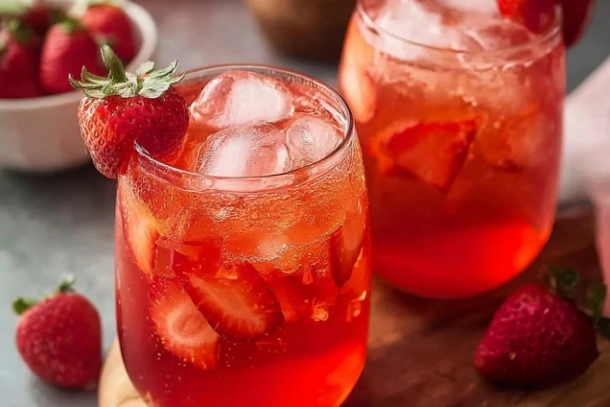 Strawberry Sweet Tea 1