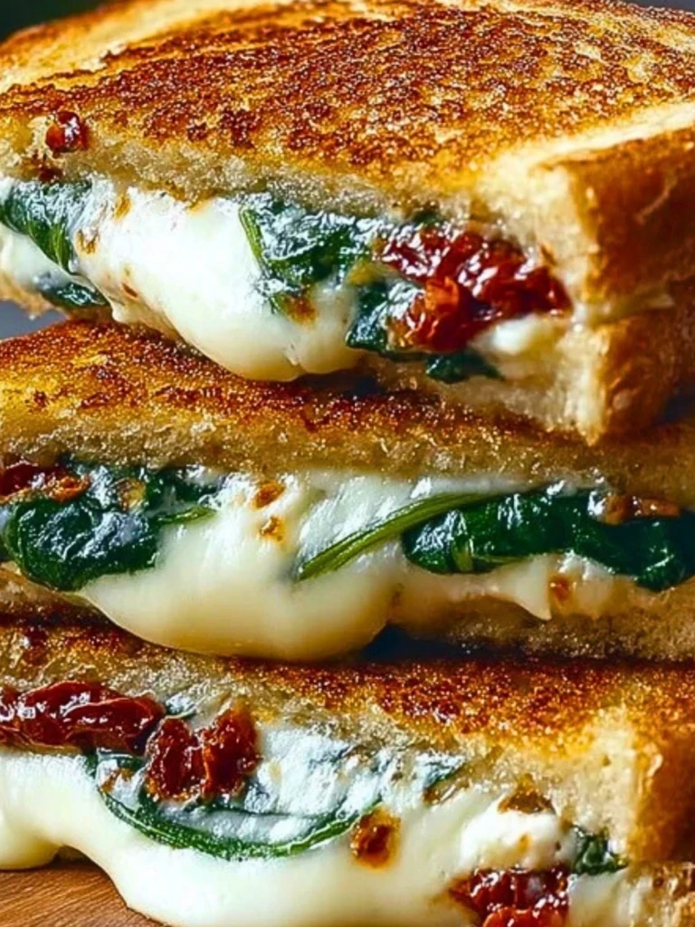 Sun-Dried Tomato, Spinach, and Ricotta Grilled Cheese Recipe 2