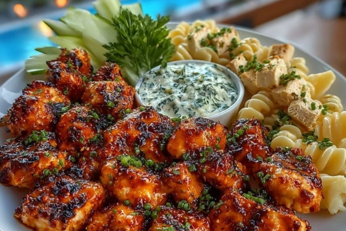 The Best Buffalo Garlic Chicken Bites Recipe 1