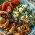 The Best Garlic Butter Shrimp Bowl Recipe with Creamy Herb Rice 1