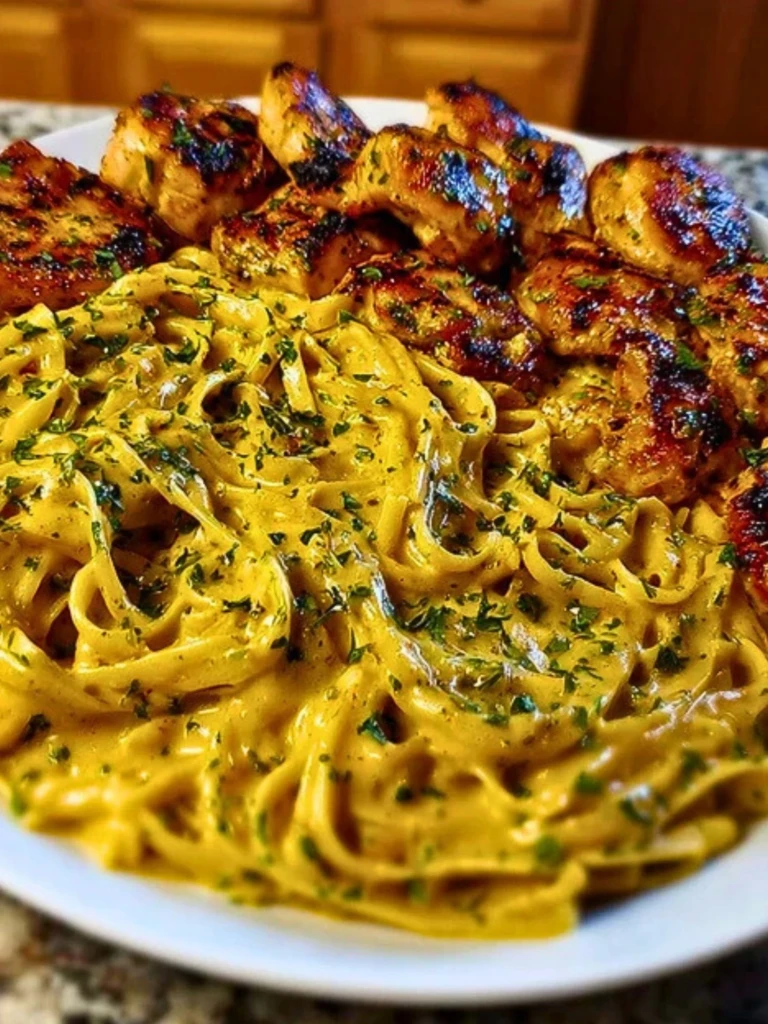 Velveeta Chicken Linguine with Spicy Cajun Alfredo 2