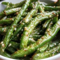 Air Fryer Garlic Roasted Green Beans