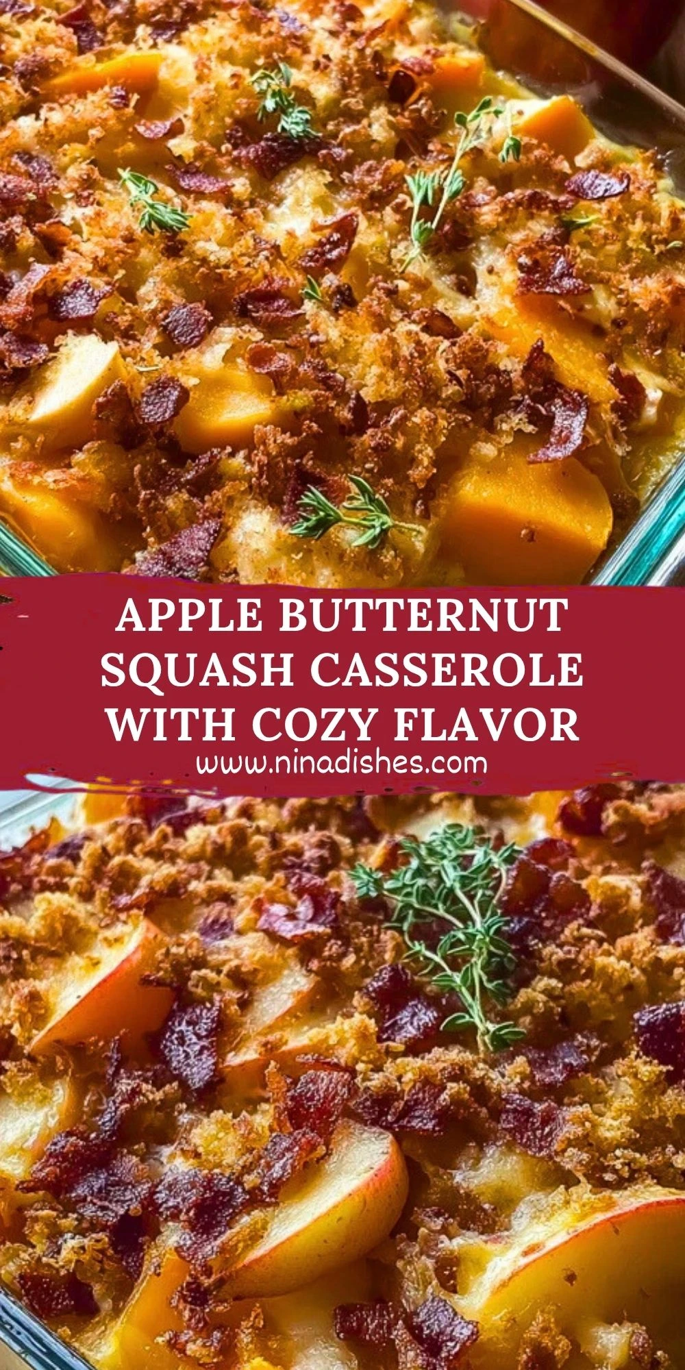 Apple Butternut Squash Casserole with Cozy Flavor (2)