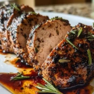 Balsamic Pork Tenderloin in Oven