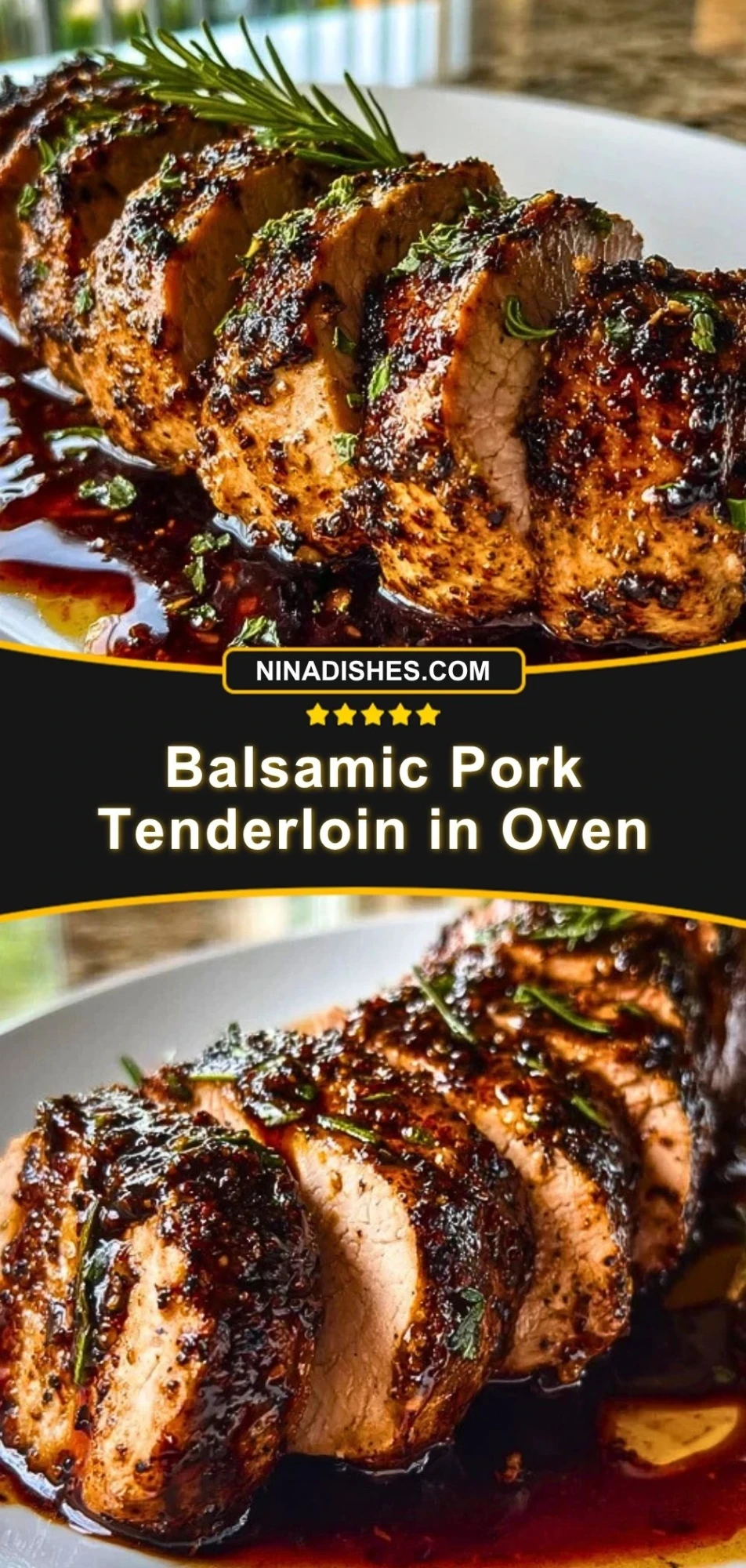 Balsamic Pork Tenderloin in Oven (3)