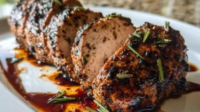 Balsamic Pork Tenderloin in Oven