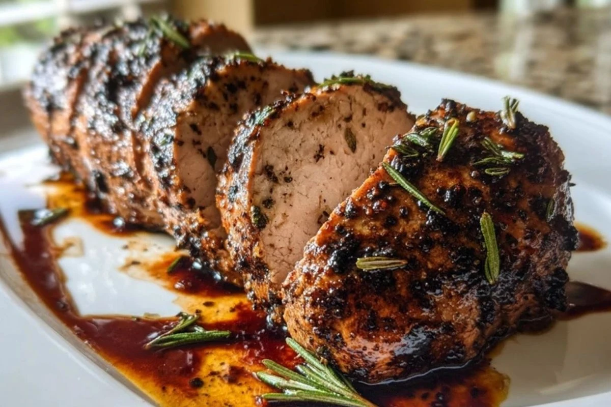 Balsamic Pork Tenderloin in Oven