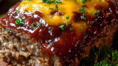 BBQ Cheddar Meatloaf